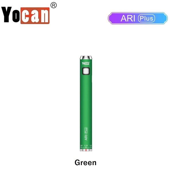 Yocan ARI plus 900mAh ヴェポライザー ツイストバッテリー 電子タバコ CBD CBN VAPE グリーン