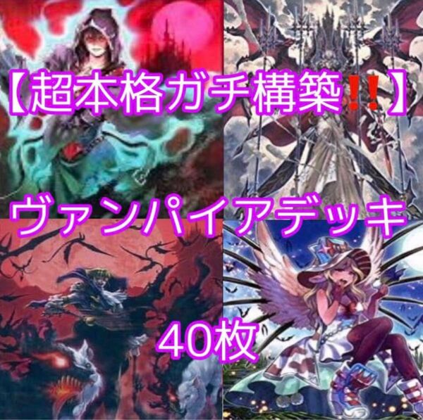 遊戯王【超本格ガチ構築!!】ヴァンパイアデッキ40枚