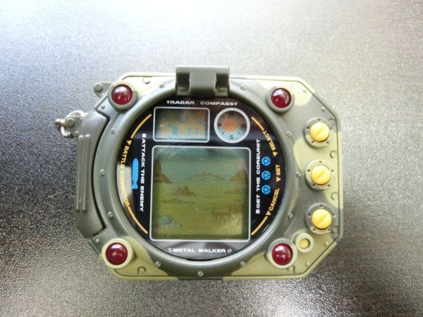 難あり・CAPCOM カプコン 爆走戦記 メタルウォーカー 万歩計 通信対戦 歩数計機能付き 携帯型 ゲーム・
