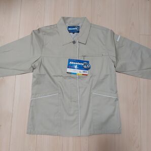 レディース 長袖 作業服 制電性素材 LL ベージュ 未使用