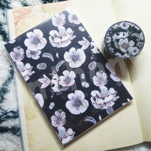 かわいいネコのマスキングテープとメモ帳 (C3)