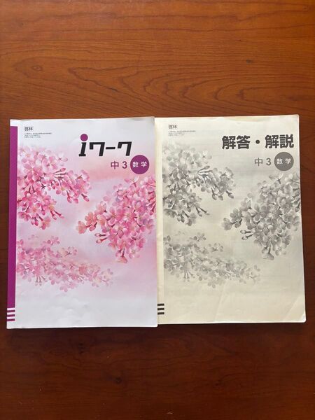 iワーク 中3 数学 別冊解答・解説