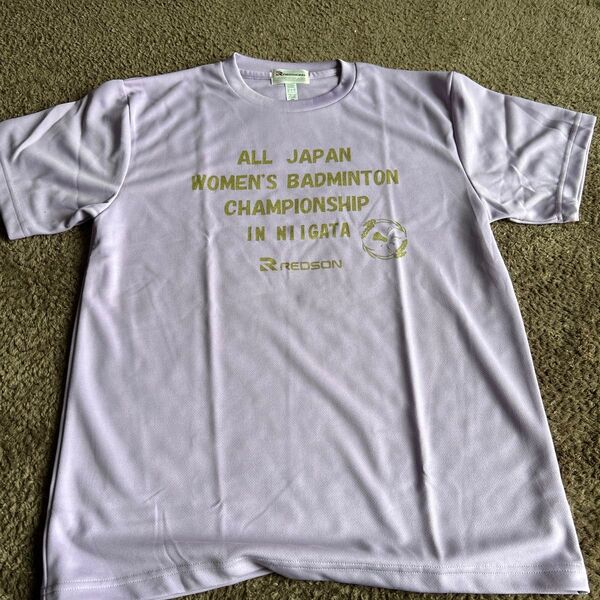 REDSON レディースバドミントンALL JAPAN 記念TシャツL