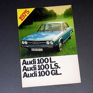  Audi 100 1975 year catalog AUDI