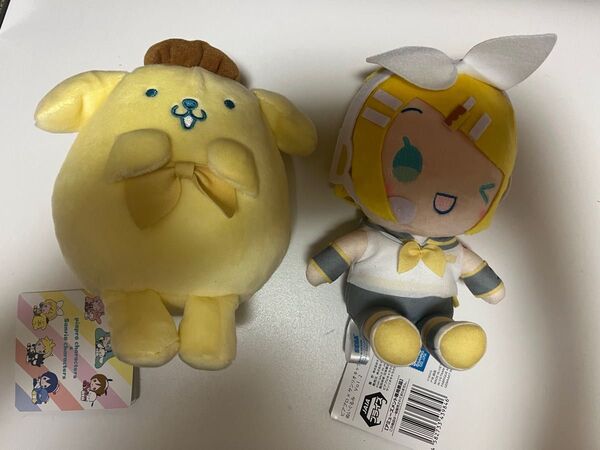 ピアプロ×サンリオキャラクターズ ぬいぐるみ リン ポムポムプリン