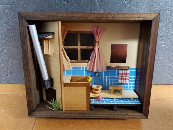 ミニチュア お風呂 ドールハウス