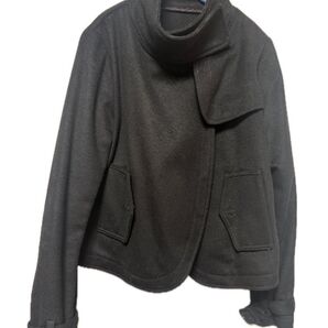 SISLEY ショート丈ジャケット ブラック 38