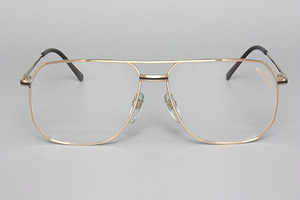 【新品・未使用】大きいサイズ HOYA NEWLEADERS フルリム ゴールド NL06 GP COL.BK K 58□14 145 FRAME JAPAN H-02