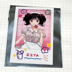 エスタ チェキ風カード ハニトーカフェ きみ死ぬ