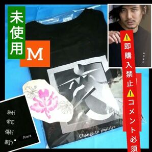 ▼コメント必須★値下げ不可▼ 藤井風 変な人 TシャツM 助常傷無 HEHN グッズ HELP EVER HURT NEVER