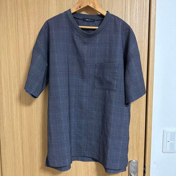 薄手COMME CA ISM M チェック柄 トップス