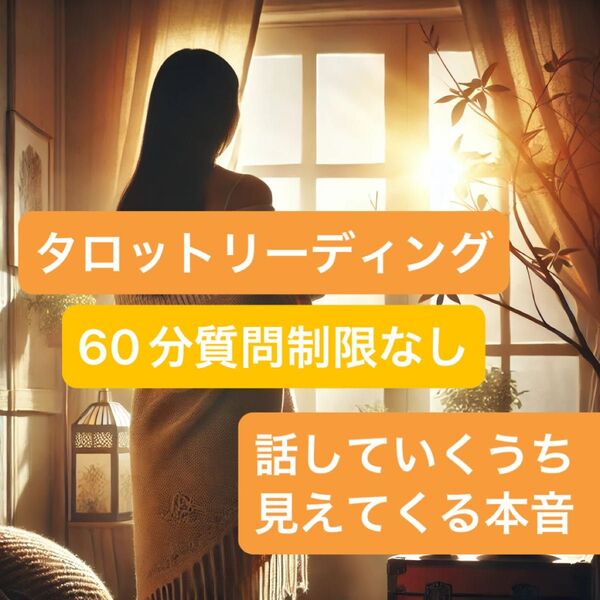 寄り添うタロットリーディング 話していくうち見えてくる本音 60分質問制限無し