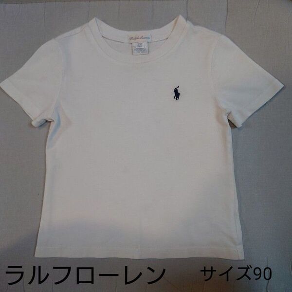 ラルフローレン Tシャツ サイズ90 白Tシャツ