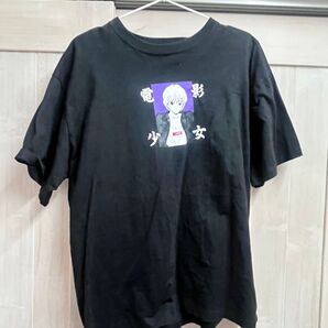 電影少女 アニメ イラスト Tシャツ 黒 古着