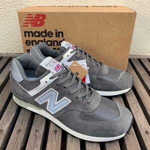 国内正規品 UK製 NEW BALANCE M576PMG GRAY×WHITE US9.5D 27.5cm スウェード 新品 イギリス製 英国製 グレー×ホワイト