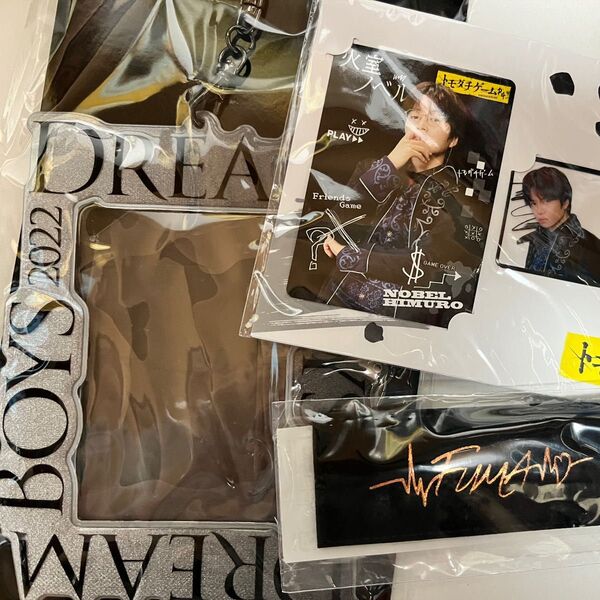 菊池風磨トモダチゲーム 火室ノベル ステッカー クリアカード、菊池風磨ボールペン、DREAM BOYS フォトホルダーの 3セット