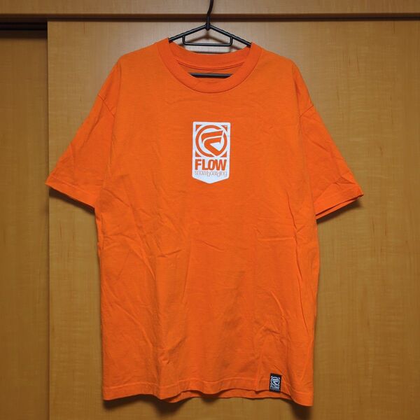 FLOW 半袖Tシャツ オレンジ Mサイズ