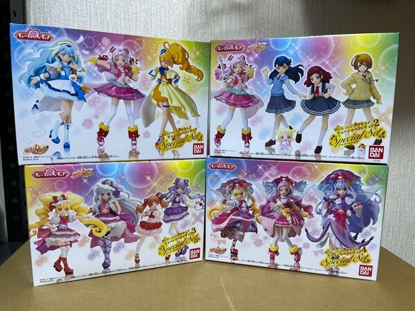 HUGっと!プリキュア キューティーフィギュア Special Set 4種セット キュアエール キュアアンジュ キュアエトワール