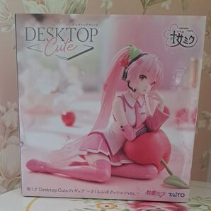 桜ミク Desktop Cute フィギュア さくらんぼ クッション 初音ミク【新品★未使用品】匿名配送