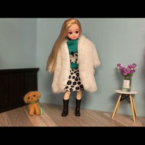 リカちゃん ハンドメイド 服 本格ファーコート