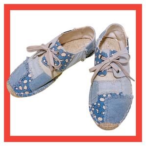 Ne-net ネネット レディース 夏 個性的 デニム スリッポン シューズ 靴 サンダル パンプス スニーカー パイソン