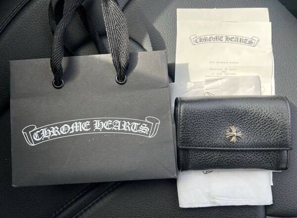 【クロムハーツ正規店購入美品】タイニーウォレット 財布