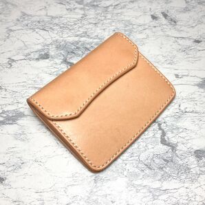 本革 ギャルソンウォレット / レザー 革財布 二つ折り財布