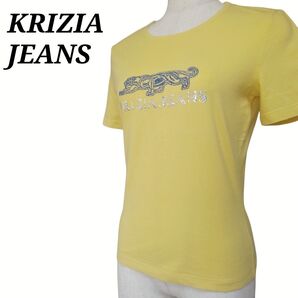 イタリア製 クリツィアジーンズ ロゴTシャツ ストレッチ タイガー