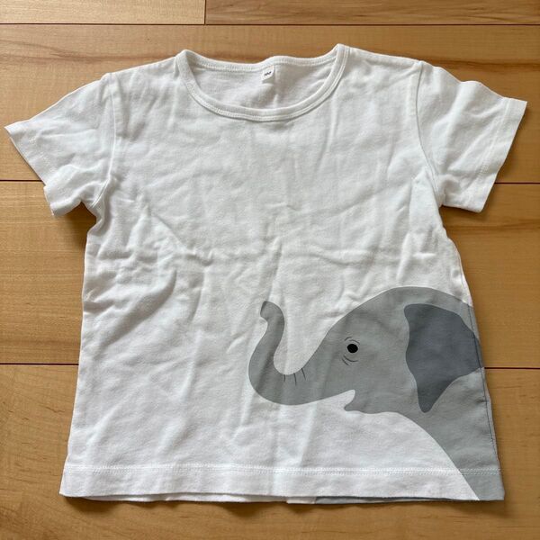 Tシャツ キッズ 半袖 白 100センチ