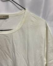 新品　ZARA　ザラ　白　ウエストレースアップ　デザインTシャツ　カットソー　Mサイズ　春夏_画像3