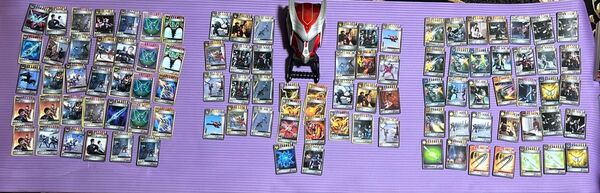 仮面ライダー龍騎DX龍召機甲ドラグバイザー中古傷ありアドベントカード90枚以上付