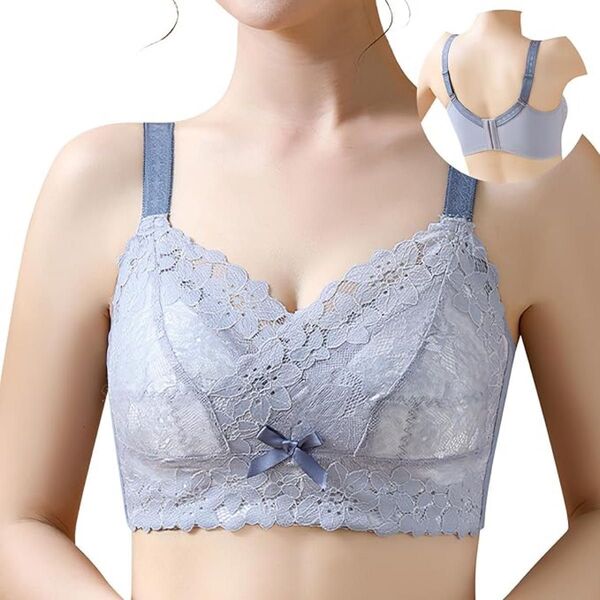 胸を小さく見せるブラ 小さく 見せる 【改良されたカップの深さ】 着痩せ・安定感・蒸れにくい ブラジャー 大きな胸を小さく見せる