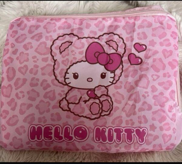サンリオ 収納 トラベル収納ケース キティちゃん レオパード ピンクヒョウ