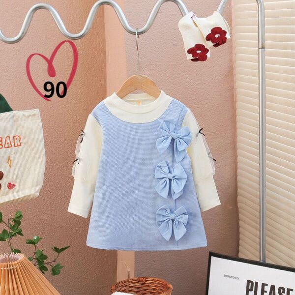 ☆新品☆フォーマル ワンピース ドレス 発表会 誕生日 結婚式 90cm