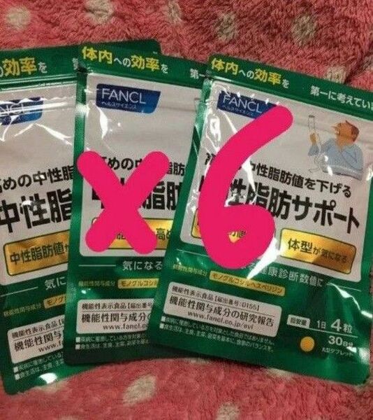ファンケル FANCL 中性脂肪サポート 6袋
