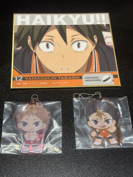 一番くじ ハイキュー!! ゴミ捨て場の決戦 アクリルキーホルダー 色紙セット