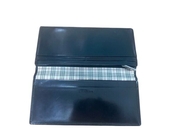BURBERRY バーバリー 長財布 レザー ブラック