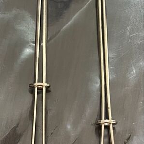 糸通し 裁縫道具 2本セット シルバー はさみ式