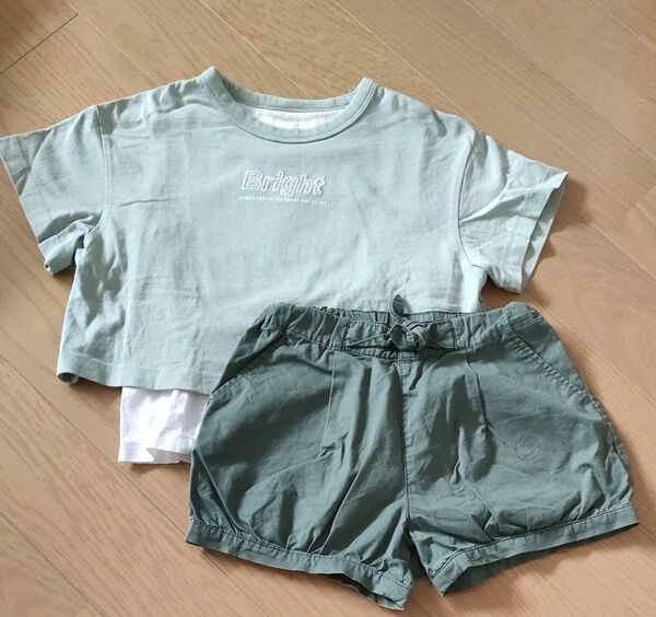 UNIQLO&GU 半袖 ハーフパンツ 120センチ
