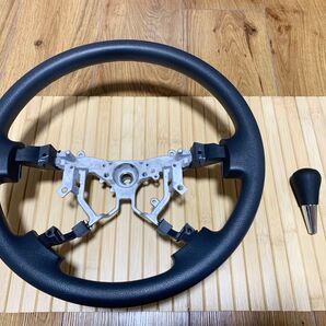 200系ハイエース純正ステアリングと純正シフトノブのセット 新車外し
