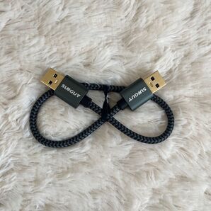 新品 USB 3.0 ケーブル 0.3M タイプAオス USB