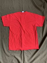 米軍 放出品 Tシャツ 半袖 サイズ L 赤 Red COMMUNITY SERVICES FLIGHT MOODY AFB エンブレム GILDAN USAF 空軍　　T_画像5