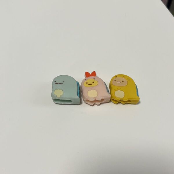 すみっコぐらし フィギュア おもちゃ 当時物 指人形 しろくま ぬいぐるみ