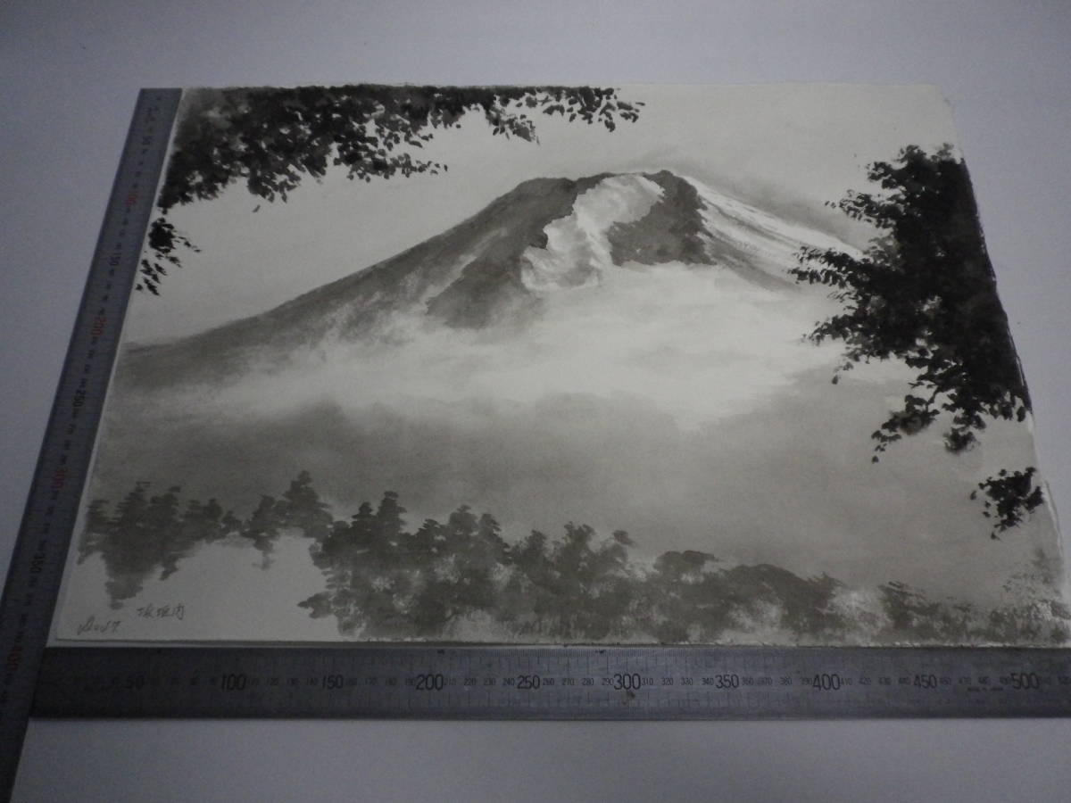 ドゥオーモ大聖堂 ~ 遠寺 裏表描画 水墨画坂垣内 将泰作者