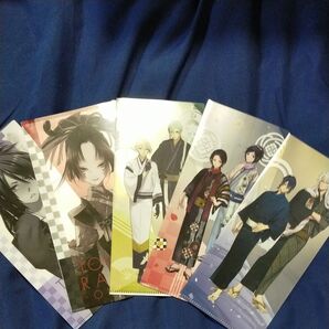 刀剣乱舞 ファミマコラボ ミニアクリルファイル5種セット