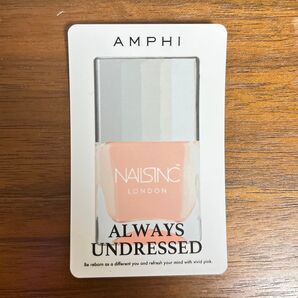 NAILS INC×AMPHI コラボ商品 特典ステッカー