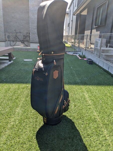 【美品】HONMA ゴルフキャディバッグ 黒 キャディバッグ