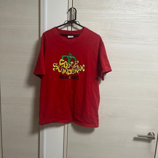 Come Sundown Tシャツ L size Tシャツ 赤 古着