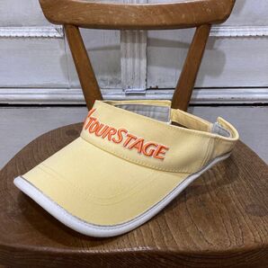 TOURSTAGE ツアーステージ バイザー 55〜58cm イエローベージュ