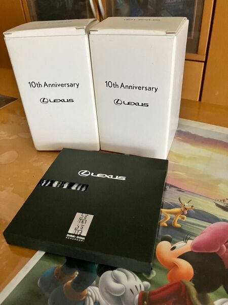 レクサス、コレクション、10周年記念アニバーサリー、東京ハンドメイドグラス 2個セット販売
